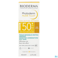 Bioderma Photoderm Nude Spf50+ Dore 40ml