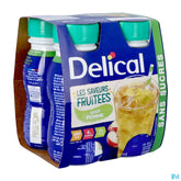 Delical Saveurs Fruitees Pomme S/sucre 4x200ml
