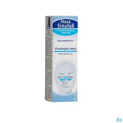NasaSinutab® Spray soulage la congestion nasale, action rapide, 10 ml