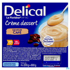 Delical Creme Dessert La Floridine Cafe 4x200g