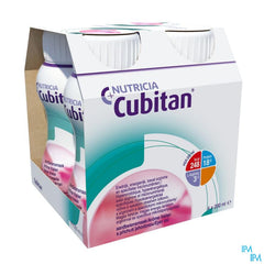 Cubitan Goût Fraise Bouteilles 4x200ml