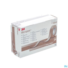 Micropore 3m Skin Tone 12,5mmx9,15m Roul. 24 15330