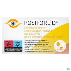 Posiforlid Lingettes Hygiene Paupieres 20