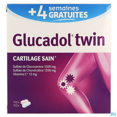 Glucadol Twin 3 mois + 4 semaines GRATUITES - 2 x (84+28) comprimés