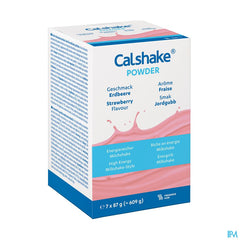 Calshake Energie Fraise Sachet Pdr 7x87g