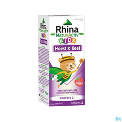 Rhina Naturactiv 100ml Enfants - Toux sèche, Toux grasse, Mal de gorge