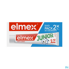 Elmex A/caries Junior Dentifrice 6-12a Tube 2x75ml