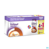 Fortimel Extra 2kcal Promo 4+1 Arôme Choco-Caramel Complément Nutritionnel Dénutrition Bouteilles 5x200ml