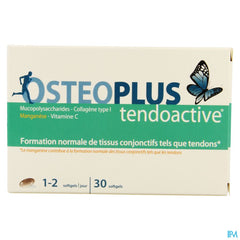 Osteoplus Tendoactive 30 Gélules pour la formation normale du tissu conjonctif tel que les tendons