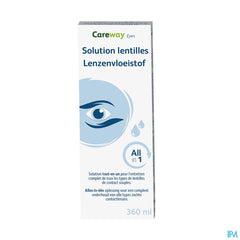 Careway Eyes Sol Lentilles All In 1 360ml+etui