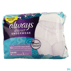 Always Discreet Incontinence Pants l Taille Bas 10