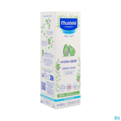 Mustela Hydra bébé® crème visage - Peau normale 40ml