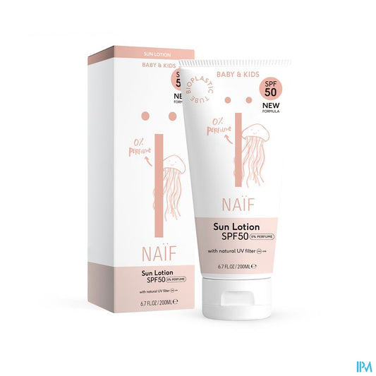 Naif Baby&kids Sun Ip50 N/parf Lotion Tube 200ml