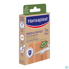 Hansaplast Pansements Green&protect 1mx6cm