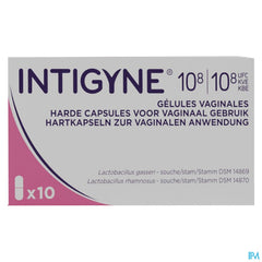Intigyne 10e8 Ufc/10e8 Ufc Caps Vaginales 10