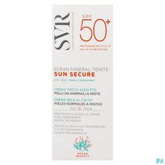 Svr Sun Secure Mineral Tein.peau Normal Spf50+60ml