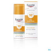 Sun Oil Control SPF 50+ Toucher Sec Gel-Crème Peau à Imperfections et Grasse avec pompe 50ml