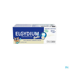 ELGYDIUM Baby dentifrice - dentifrice bébé 6 mois / 2 ans – certifié BIO