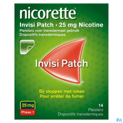 Nicorette® Invisi Patch — pour arrêter de fumer — 14 pièces, 25 mg de nicotine