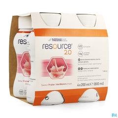 Resource 2.0 Fraise 4x200ml 12100544