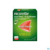 Nicorette® Invisi Patch — pour arrêter de fumer — 14 pièces, 10 mg de nicotine