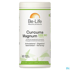 Curcuma Magnum 3200 Be Life Bio Pot Caps 90
