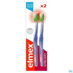elmex Ultra Soft Brosse à Dents 2 pièces