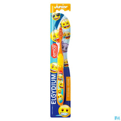 ELGYDIUM Junior Emoji 7 à 12 ans – Brosse à dents enfant