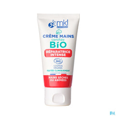 Mkl Creme Mains Reparatrice Intense Bio Tube 50ml