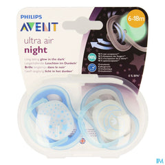 Philips Avent Sucette +6m Air Night Boy