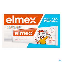 Elmex Dentifrice Enfant 2-6a 2x50ml