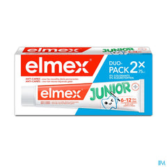 Elmex A/caries Junior Dentifrice 6-12a Tube 2x75ml