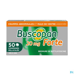Buscopan Forte 20mg Comp 50 - Crampes et Maux de ventre