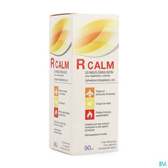 R CALM Emulsion 90ml - piqûre et morsures d'insectes, coups de soleil, brûlures superficielles