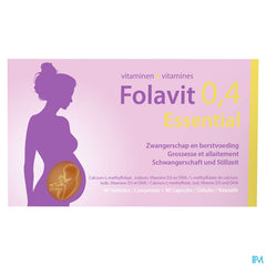 Folavit 0,4mg Essential Comp 90 + Caps 90 Nf