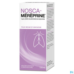 Nosca-Méréprine sirop antitussif noscapine 150ml - en cas de toux sèche et irritative