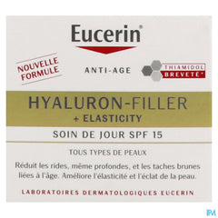 Hyaluron-Filler + Elasticity Soin de Jour SPF 15 Anti-Rides & Anti-Âge Pot 50ml