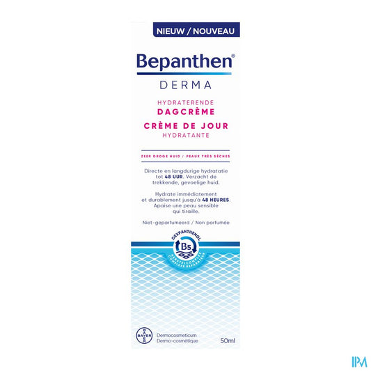 Bepanthen Derma Creme Jour Hydratante Tube 50ml