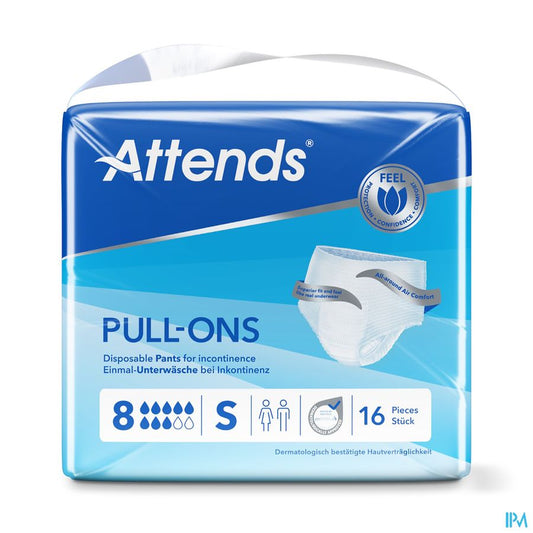 Attends Pull-ons 8 S 1x16