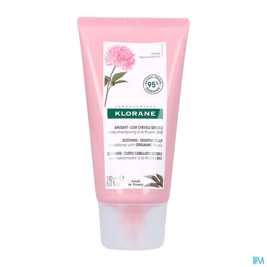 Klorane - Après-shampoing à la Pivoine BIO - Apaisant - Cuir chevelu sensible