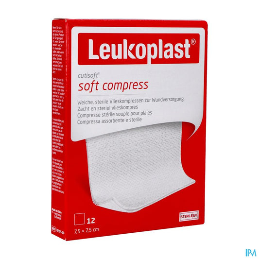 Cutisoft 7,5cmx7,5cm 12 Leukoplast