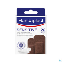 Hansaplast Pansements Sensitive Dark 20