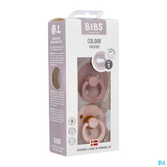 Bibs 1 Tetine Duo Woodchuck Blush
