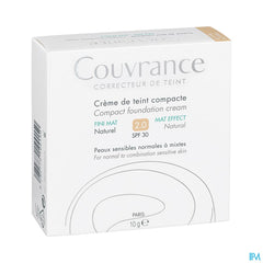 Eau Thermale Avène - Couvrance Crème de teint compacte Fini mat Naturel