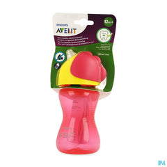 Philips Avent Gobelet Paille Girl Rose 300ml SCF798/02