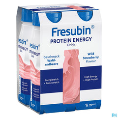 Fresubin Protein Energy Drink Frais.bois Fl4x200ml