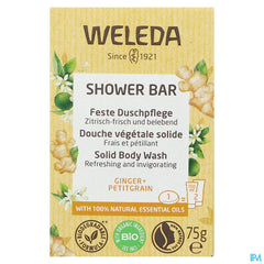 Weleda Shower Bar Gember + Petit Grain 75g