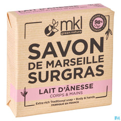 Mkl Savon Marseille Surgras Lait Anesse 100g