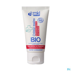 Mkl Creme Mains Reparatrice Intense Bio Tube 50ml