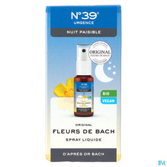 Fleurs de Bach Bio N°39 Urgence Nuit Spray 20ml